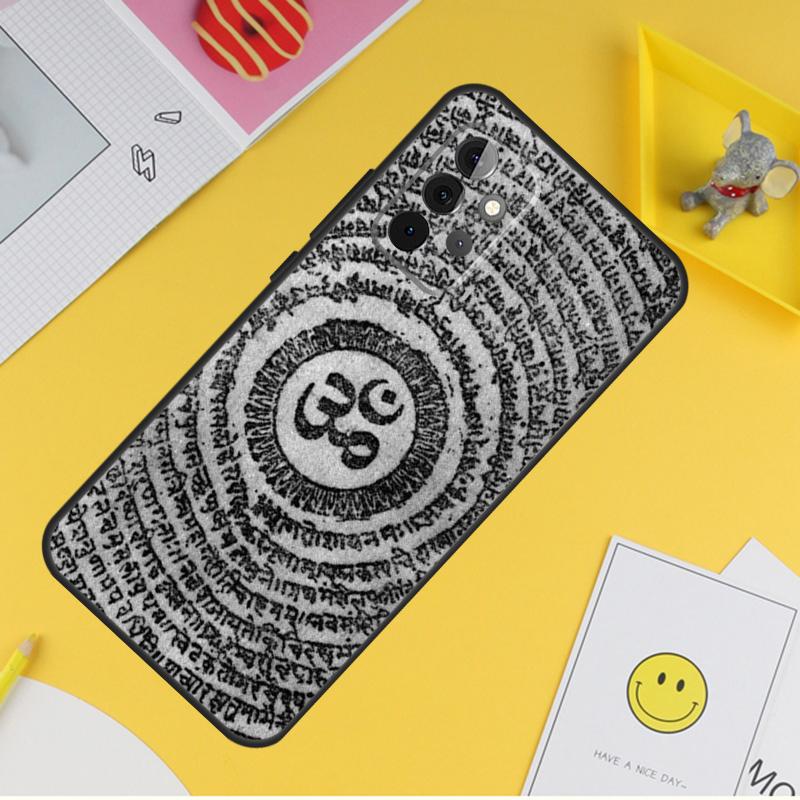 Aum Om Yoga Symbol Fitness Gym Case For Samsung Galaxy A36 A16 A56 A06 A54 A34 A14 A13 A53 A12 A22 A32 A52 A35 A17 A15 A55