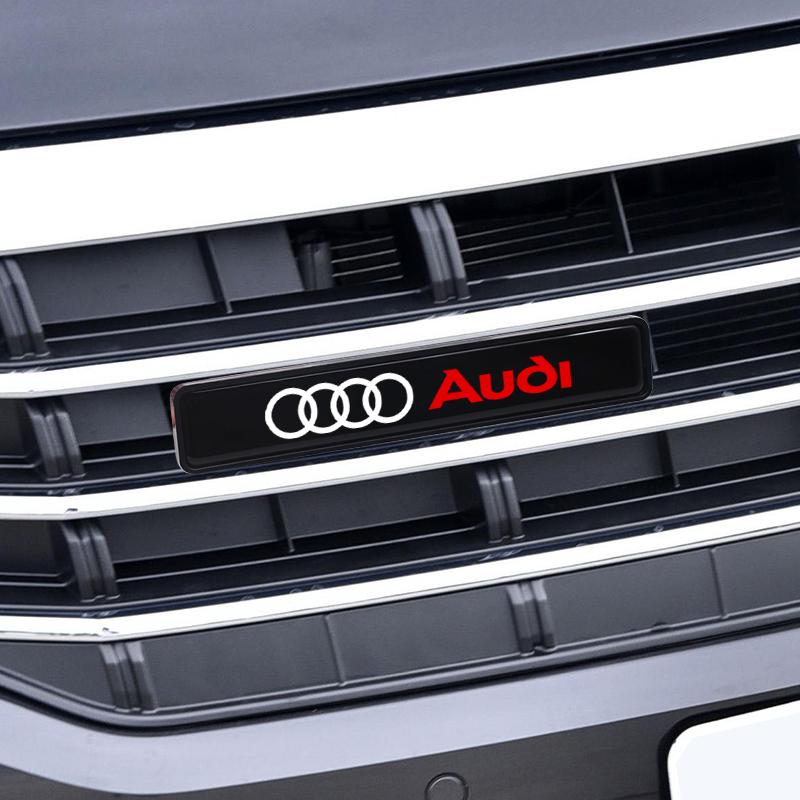 Car LED Front Hood Grille AMG Emblem Badge Decorative Light Accessories For Audi B7 B5 B6 B8 B9 8P A4 A5 A6 A7 A8 TT Q3 Q5 Q7 Q8 A1 8V 8L C6 C5 C7 4F