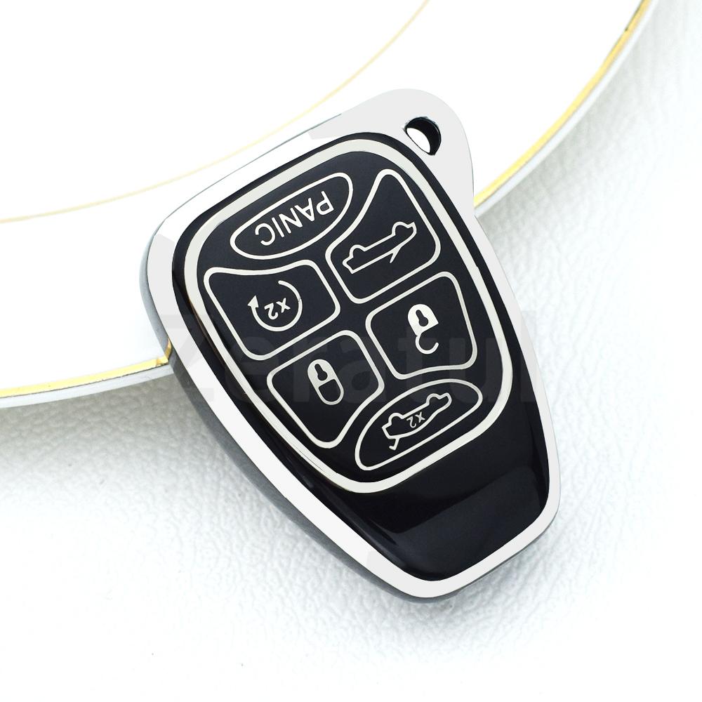 For Jeep Wrangler Compass Patriot Liberty For Chrysler 300 Pt Dodge Jcuv Caliber Nitro Caliber Pacifica Tpu Car Key Case Cover