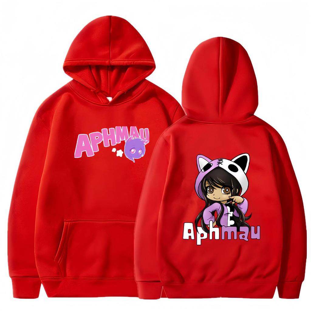 Felpa con cappuccio in pile cartoon APHMAU 2025 per ragazzi e ragazze - Stile invernale.