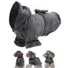 Pet Bathrobe Plush Soft Absorbent Dog Nightwear With Hood Waist Belt For Puppy Cats