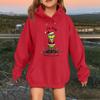 Children's Fashionable Casual Long-sleeved Loose Christmas Print Pullover Hooded Sweatshirt