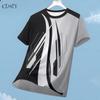 Sportliches Freizeit-Jersey für Herren, Dry-Fit-Shirt, für Outdoor-Laufen, Radfahren, Kurzarm, Atmungsaktiv, Fitnessstudio-Kleidung, Rundhals-T-Shirt