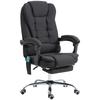 Office Chair with Massage Function, Ergonomic Desk Chair with Reclining & Heat Function, Height-Adjustable, Black