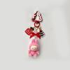 Flocking Mini Keychain Vinyl LABU Cute Grain Baby-free Bag Mobile Phone Pendant Cute Keychain