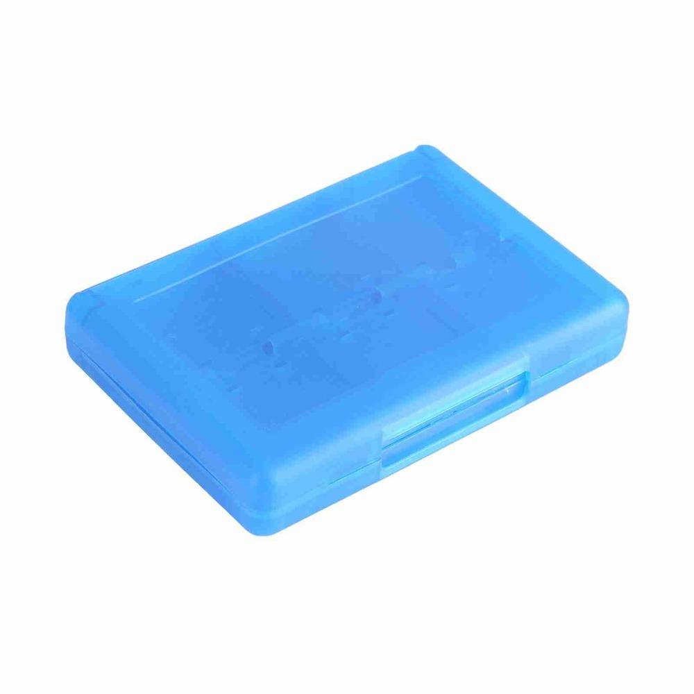 

PP Game Card Case Holder Blue Pink Cartridge Storage Box 28 in 1 White Game Cards Storage Box for Nintendo 3DS/DSL/DSI/LL синий