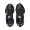 New MLB New York Yankees Anti Slip Wear Resistant Low Top Chunky Sneakers Unisex Black 3ASHC015N-50BKS