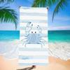 Vibrant Graphic Summer Chic Beach Towel - Ultra Absorbent Fast Drying Microfiber Bath Blanket Idea for Picnic Seaside