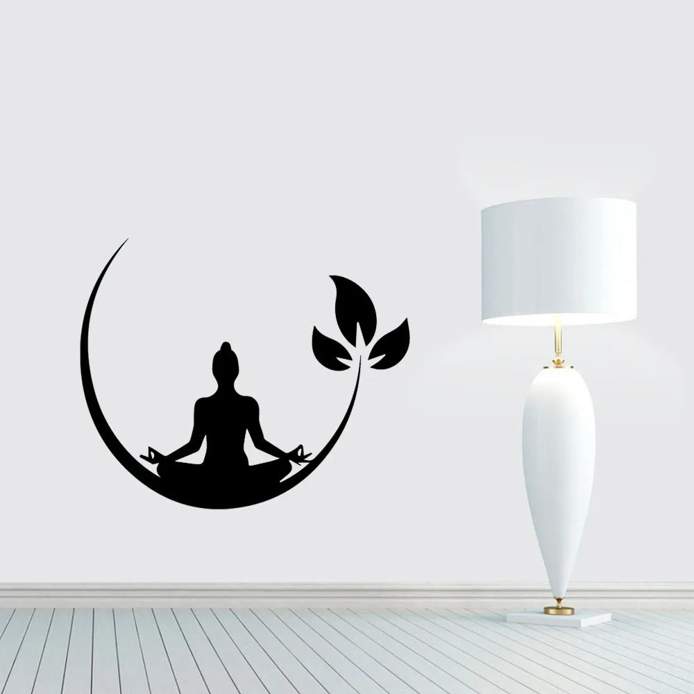 Vinyl Wall Decal Artistic Murals Art Decal Yoga Wallpaper  Dormitory