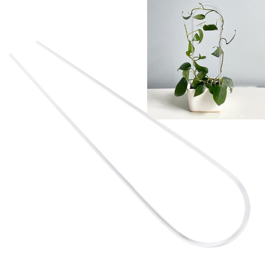 U Shape Plant Support Frame, U Plant Stake Arch Garden Trelli for Flowers Peas Roses Morning Glory Vine Plants Accessories