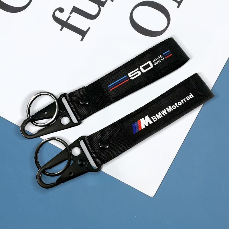 MWPF4 Car Motorcycle Keychain Anti-loss Keyring Key Accessories For BMW M E46 E90 E60 F30 F10 E39 F20 E36 E87 M3 M5 X1 X3 X5 X6 X7
