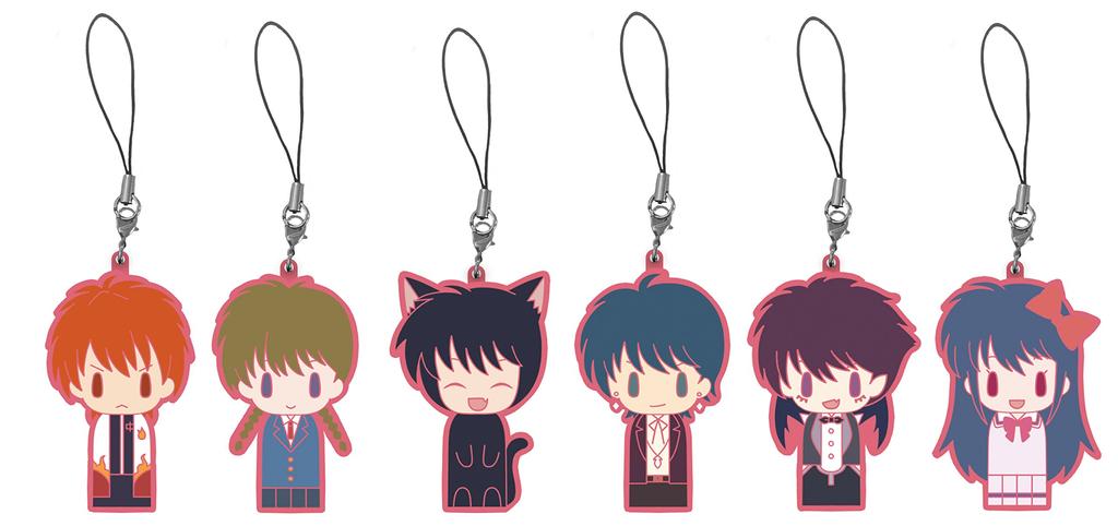 Kyoukai no RINNE Kokeshi Trap Резиновый БОКС продукт 1 БОКС 6 всего 6 видов = штук,