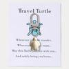 Creative Diy Travel Turtle Keychain Birthstone Turquoise Jewelry Pendant Couple Family Keychain Pendant