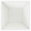 Column Planter White 35 X 35 X 73 Cm