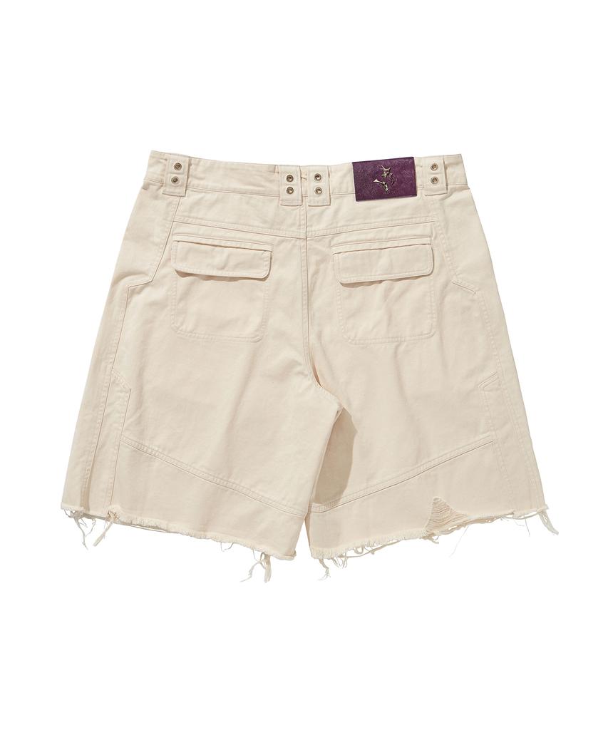 LIBERE Wide Shorts Pants / White