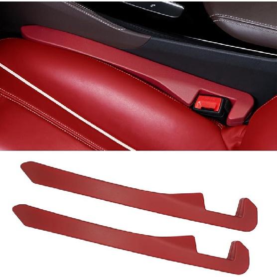 

LYCARESUN, 2 шт., наполнитель для автомобильного сиденья, универсальная заглушка для автомобильного сиденья, чтобы заполнить зазор между сиденьем и консолью, чтобы вещи не падали, черный красный