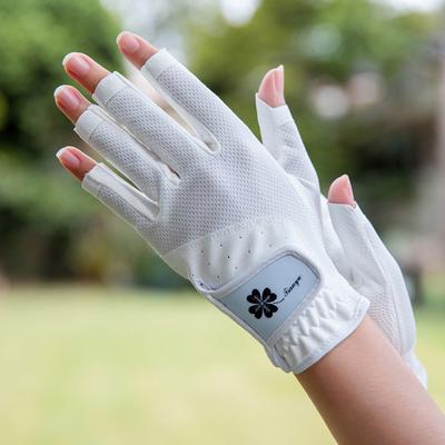 1 Pair Golf Gloves Anti-slip Silicone Sweat-absorbing Breathable Touch Screen Men Women Left Right Hand Outdoor Sports Gloves Golf Accessories