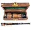 Brass Working Telescope, Engraved Spyglass, Maritime Steampunk Present, Gift For Him