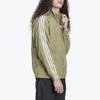 Adidas Originals Trefoil Small Logo Zip-Up High Collar Striped Sports Jacket Men Jacket Brown H41390