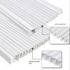 Window Air Conditioner Side Panel with Frame Room Air Conditioner Accordion Filler Curtain Replacement Adjustable