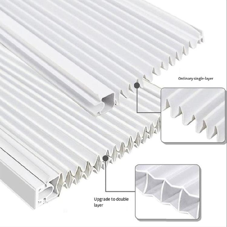 Window Air Conditioner Side Panel with Frame Room Air Conditioner Accordion Filler Curtain Replacement Adjustable