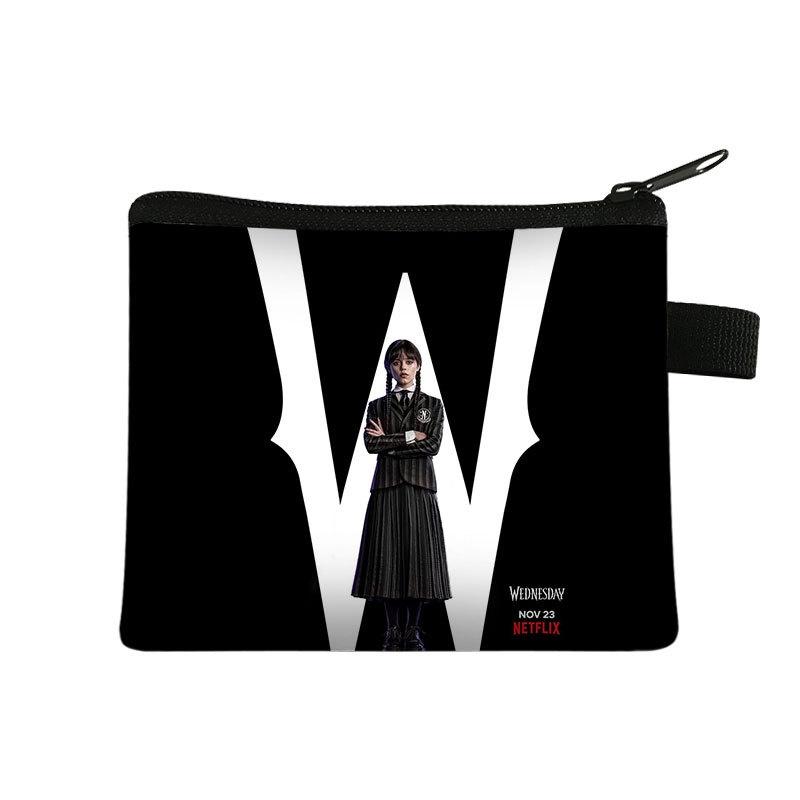 Family Adams The Coin Purse Printed Storage Card Bag Kid Gift Student