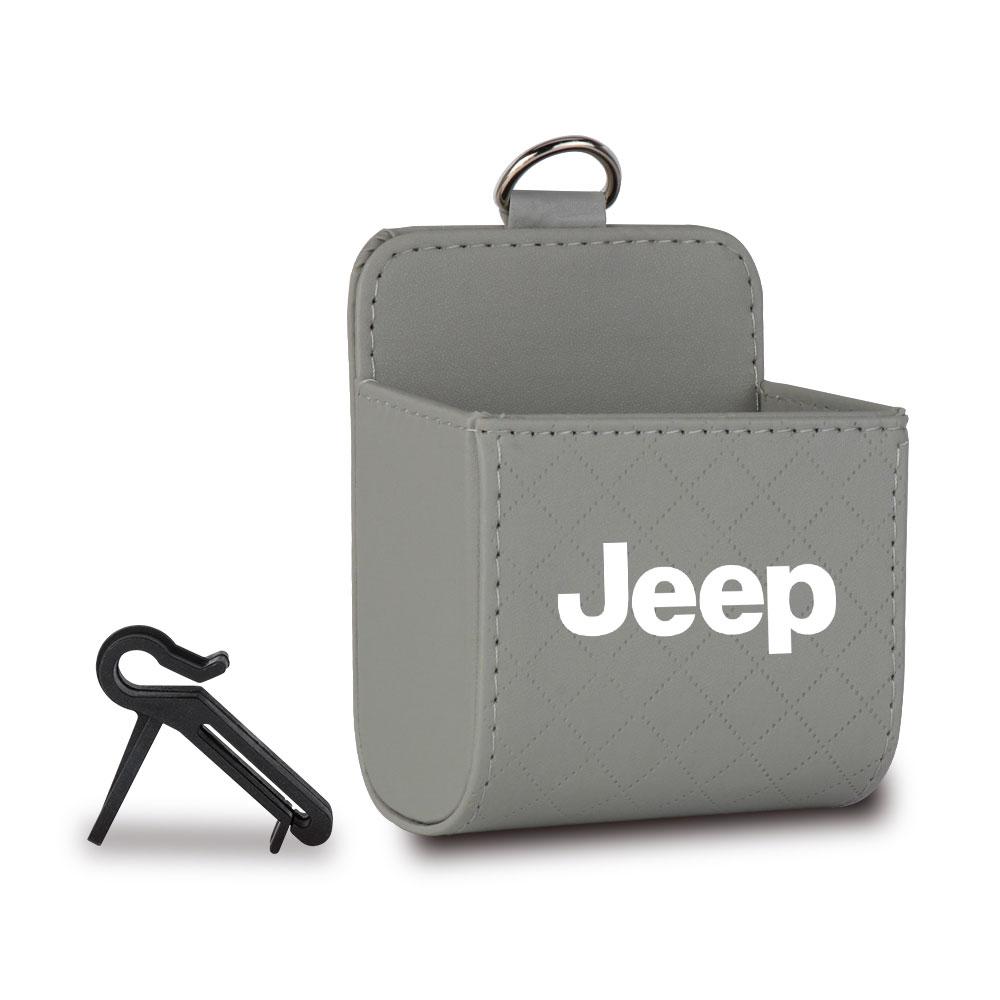 Car air conditioning socket storage bucket hanging storage box for Jeep JPB Renegade Wrangler JK Compass Grand Cherokee Gladiato