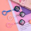 Mini LED Cartoon Cat Keychain Watch Pendant for Kids