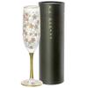 Aderia (ADERIA) Sakura Flute Champagne Glass, 180ml, Made In Japan, Gift Boxed, Wine Flute, Sparkling Wine, Bordeaux, Red Brandy, Gift for Women, Moth