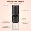 Portable Coffee Bean Grinder with 38 Grinding Setting Digital Power Display 5 Blades Ceramic Conical Burr One Button