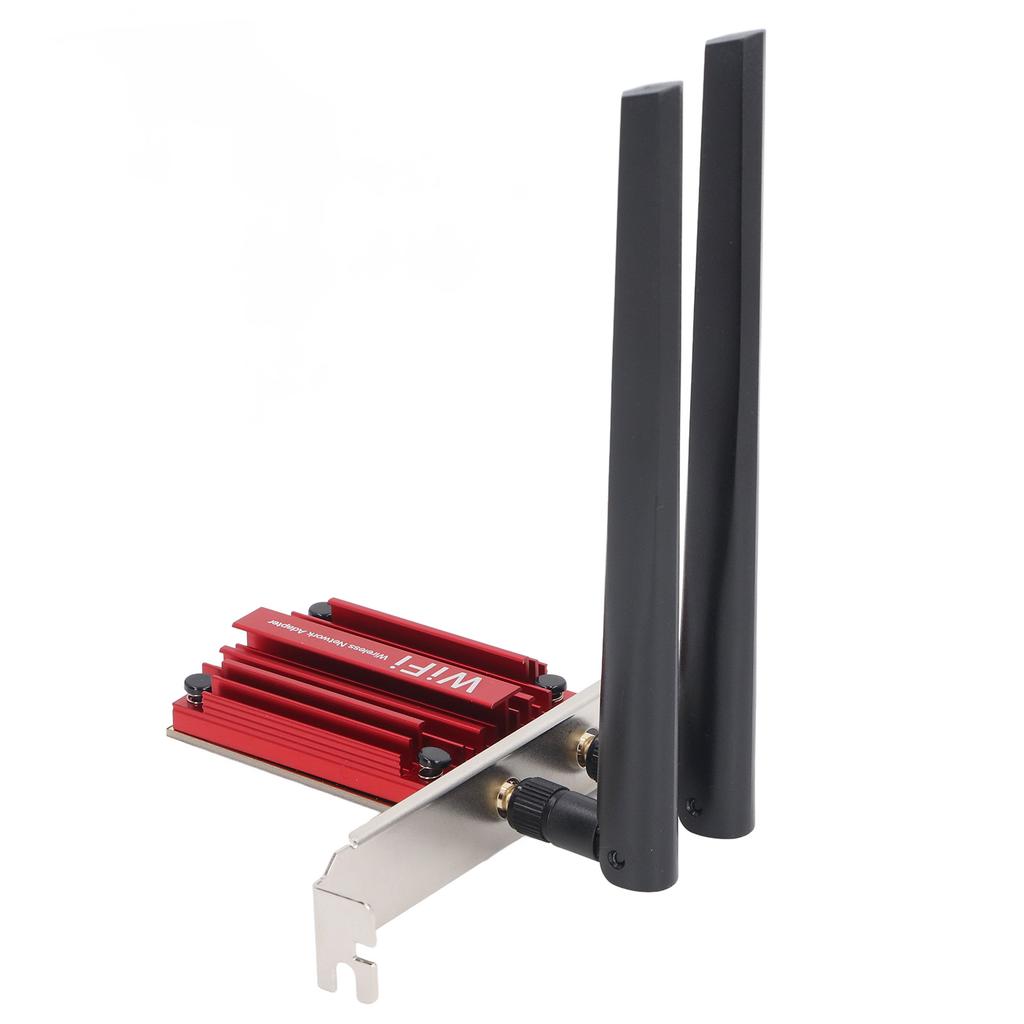 WiFi6 Wireless Network Card 1800Mbps Dual Band Desktop Gigabit Network Card Bluetooth5.2 PCIE Wireless Adapter for