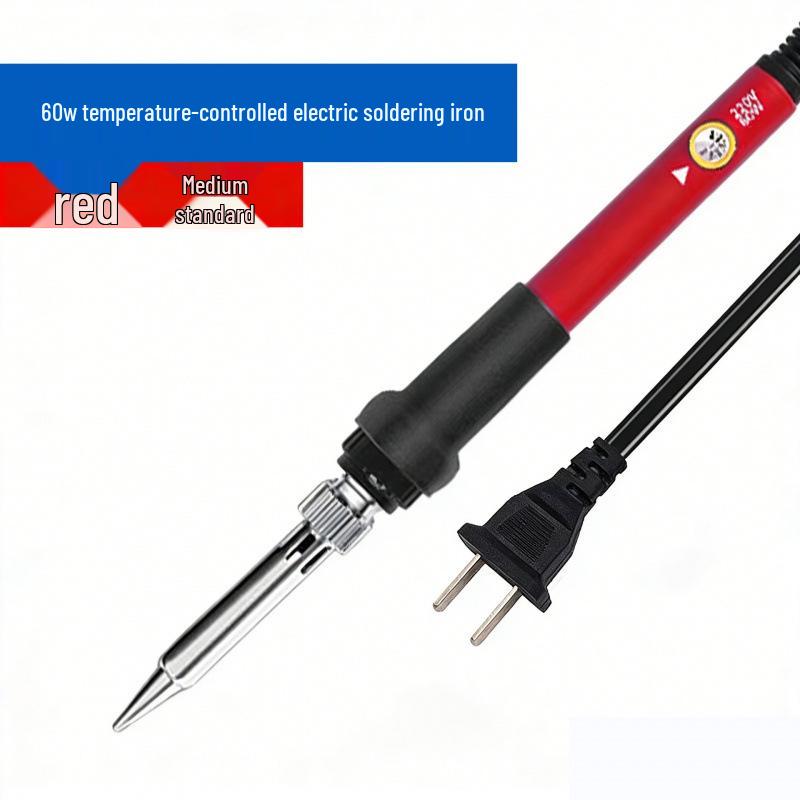 60W Adjustable Electric Soldering Iron Kit, 16-Piece, for Home Welding and Repair