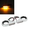 12V Motorcycle LED Turn Signal Light Waterproof Bright Blinker Lamp for 41mm Fork Tubes
