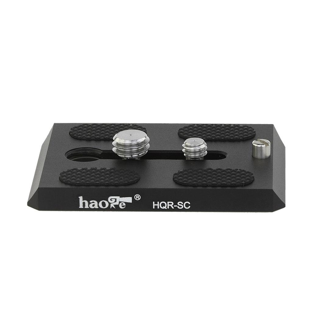 Haoge Camera QR Quick Release Plate for Sachtler Video DV DV DV DV DV DV10 DV10 FSB10T Fluid Head Replacement Touch Go Plate S HQR-SC 14II, 2, 4, 6,