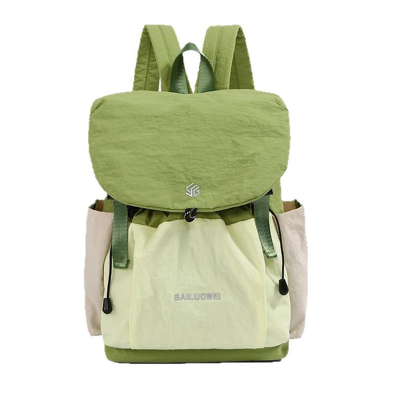Schoolbag male and female college students backpack new outdoor short trip lightweight simple backpack large capacity computer bag