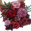 Gör-det-själv Konstgjorda Blommor Falska Rosor Skum Silkesblommor För Bröllopsbukett Arrangement Fest Babyshower Fest Heminredning