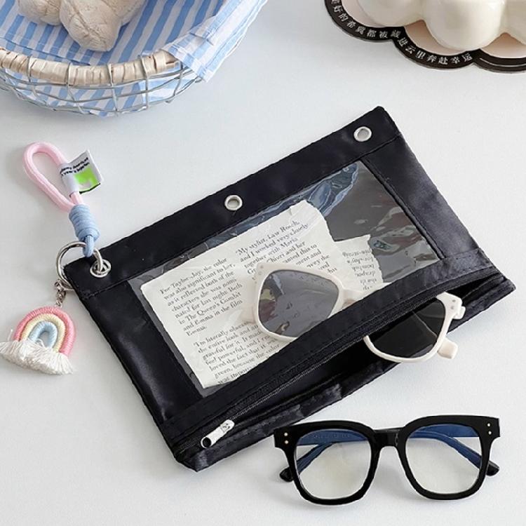 Netted Wallet for Organizing Small Object Makeup Organizer Pouch File Container