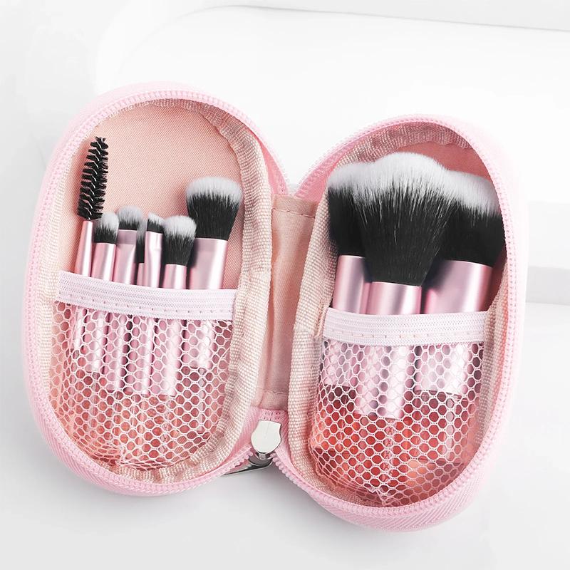 10 Pcs Mini Makeup Brush Set Powder Eyeshadow Foundation Blush Blender Concealer Beauty Makeup Tools Brush Professional Supplies