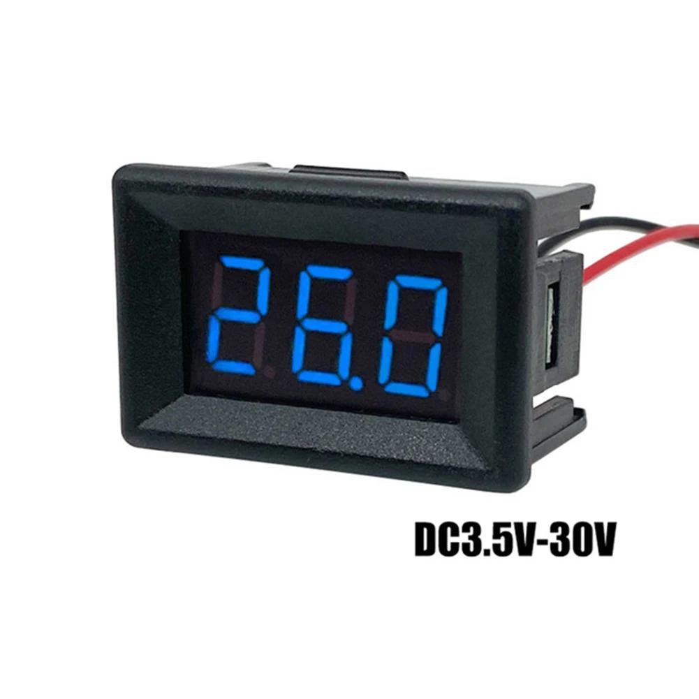 0.36inch 2-Wire LED Digital Voltmeter DC3.5V-30V Voltage Meter DIY Mini Display Module Car Boat Motorcycle Volt Instrument Tool