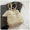 Large capacity bag new simple casual versatile backpack female college student schoolbag lightweight travel backpack