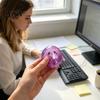 Handquetsch-Stressball Cartoon gedämpftes Brötchen Spielzeug mit Dampfgarer, Teig-Übung zur Entspannung Sensorisches Fidget-Spielzeug, Anti-Angst-Dampfgarer