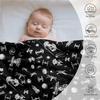 Black Spaceships Fleece Throw Blanket 40 x 50 inches for Couch Sofa Bed,Super Soft Cozy Plush Microfiber Flannel Blanket Lightweight for Women, Men