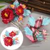 Beautiful Hairpin Chinese Traditional Costume Flower Hanbiuk Cosplay