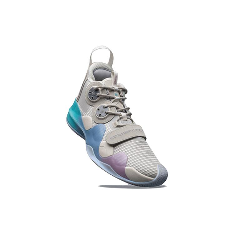 Li Ning WOW 8 Way Of Wade 8 Abrasion Resistant Breathable High top Basketball Shoes Men's Cotton Candy ABAP113-9