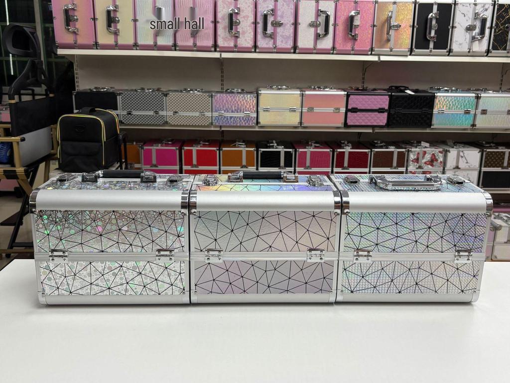 2-in-1 Professional Makeup & Nail Art Storage Case for On-Site Service