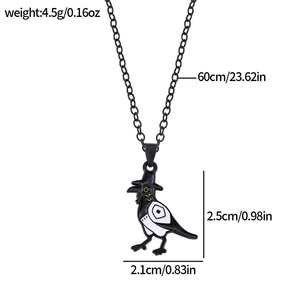 Demon Hunters Cartoon Character Pendant Necklace Jewelry Gift for Fans