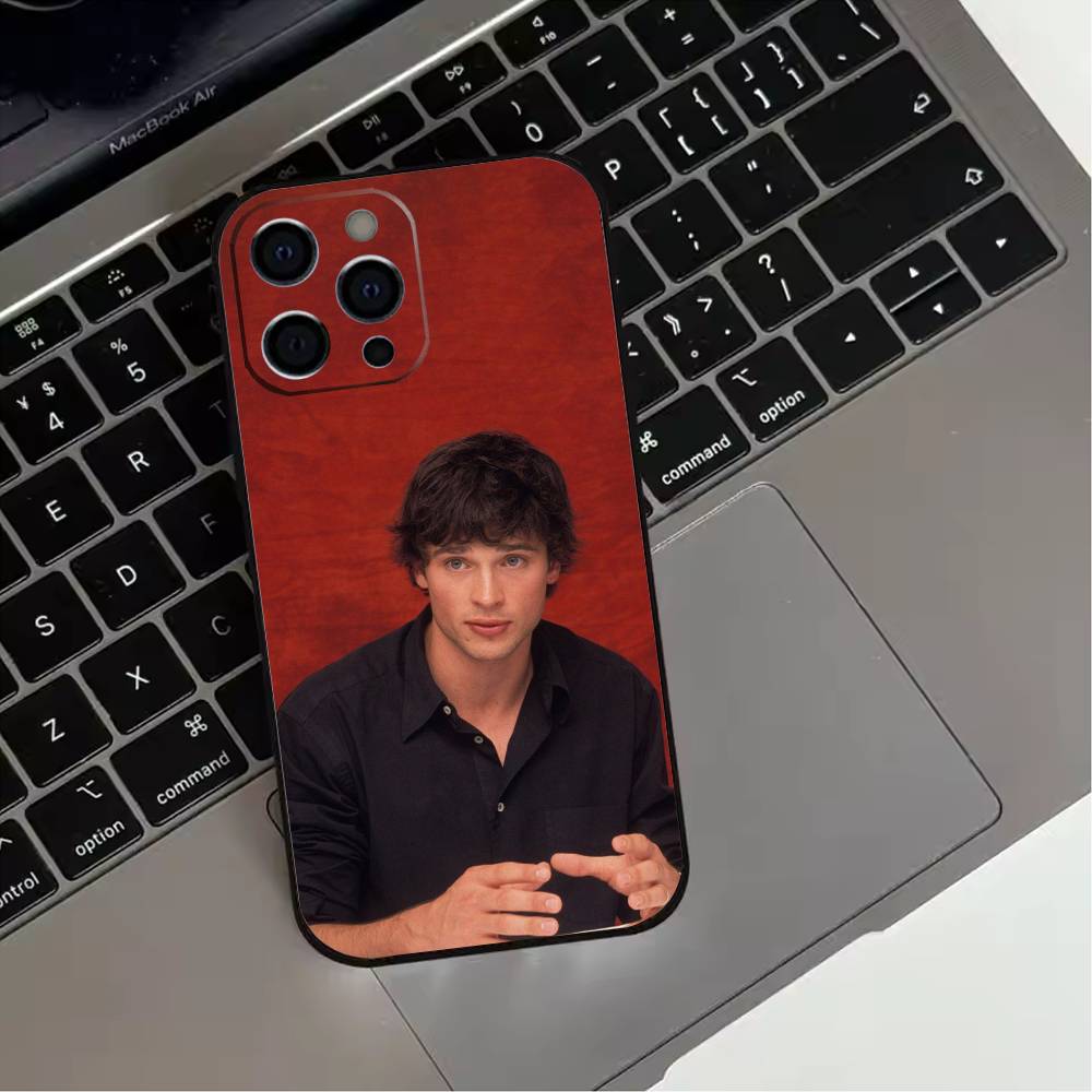 Tom Welling  Phone Case For iPhone 17,16,15,14,13,12,11 Plus,Pro Max,XS,Soft Silicone Black Cover