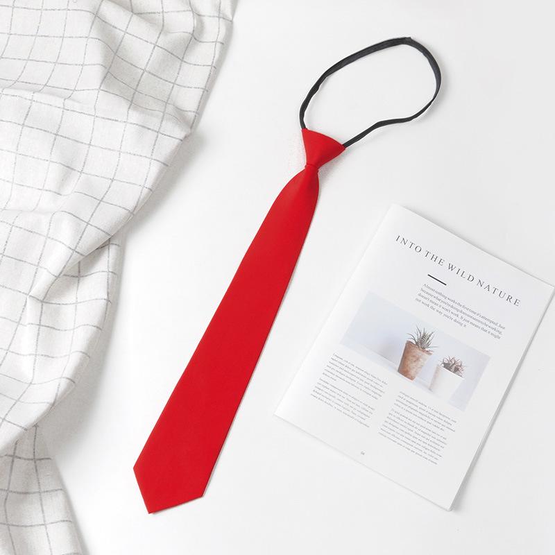 

Мужской галстук на молнии однотонный 8 см - красный, черный, синий для бизнеса, повседневного ношения или свадьбы