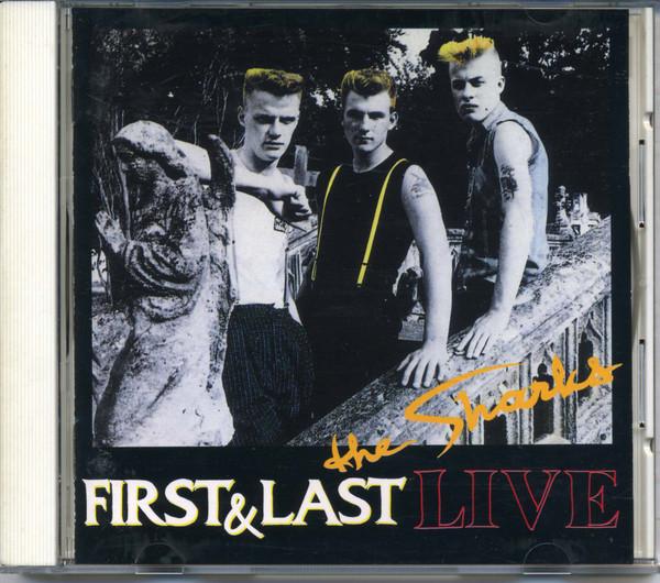 

CD SHARKS - First & Last Live JICK89222PROMO Nervous Records 1993 Japan ObiRock Used