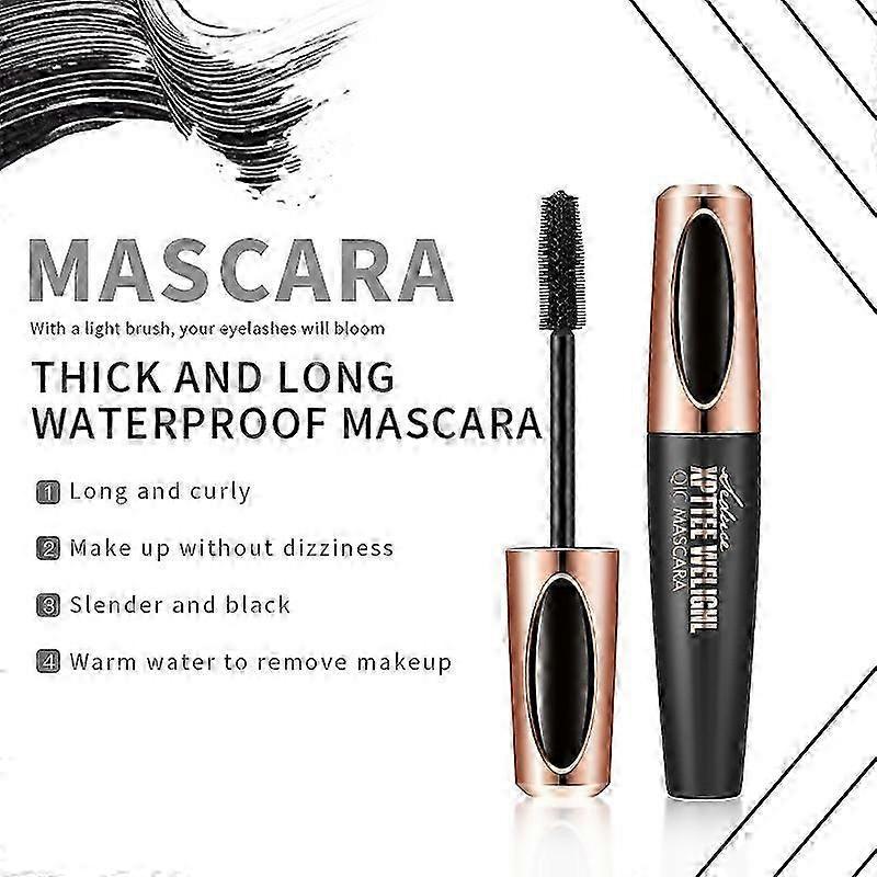 Mascara,4d Mascara Black,Waterproof Mascara